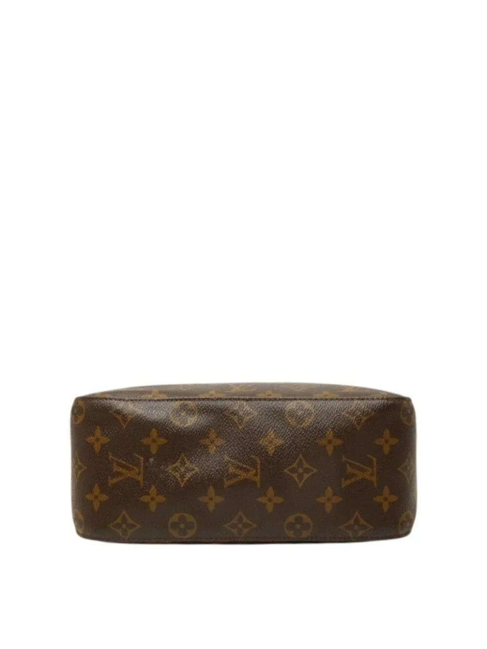 Louis Vuitton Monogram Looping MM Shoulder Bag Brown Leather